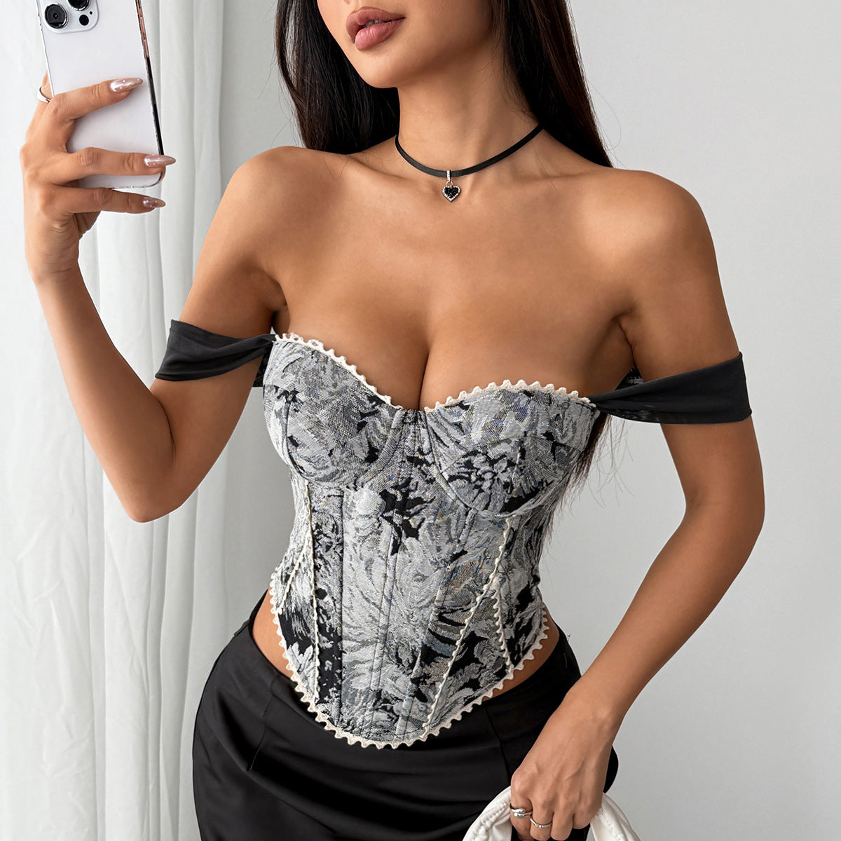 Niche Vintage French Jacquard Vest - product image 9