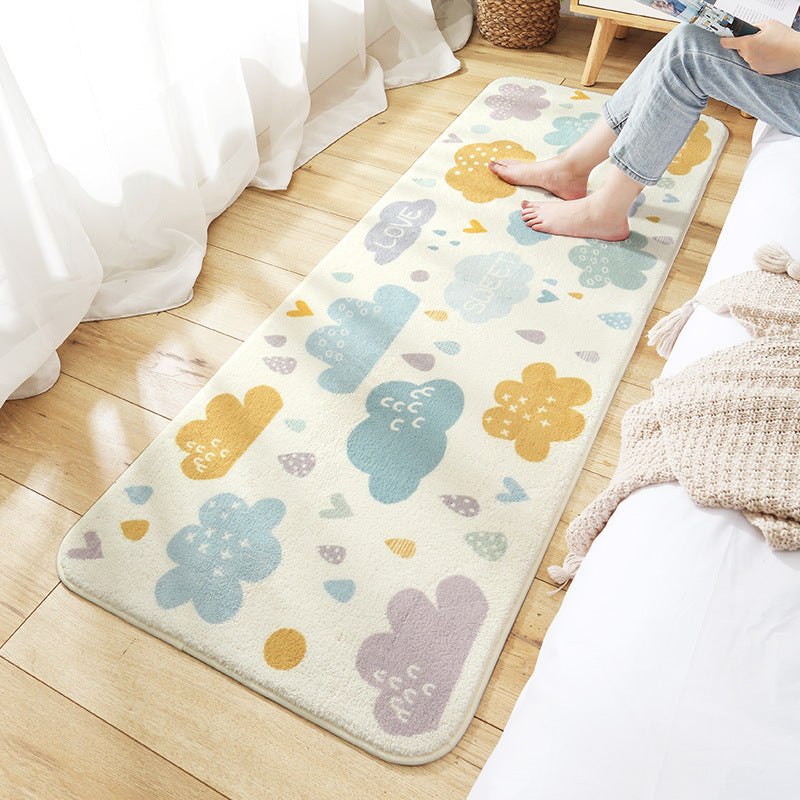 Bedroom Bedside Blanket Long Bed Cartoon Rug Bathtub Non-Slip Mat