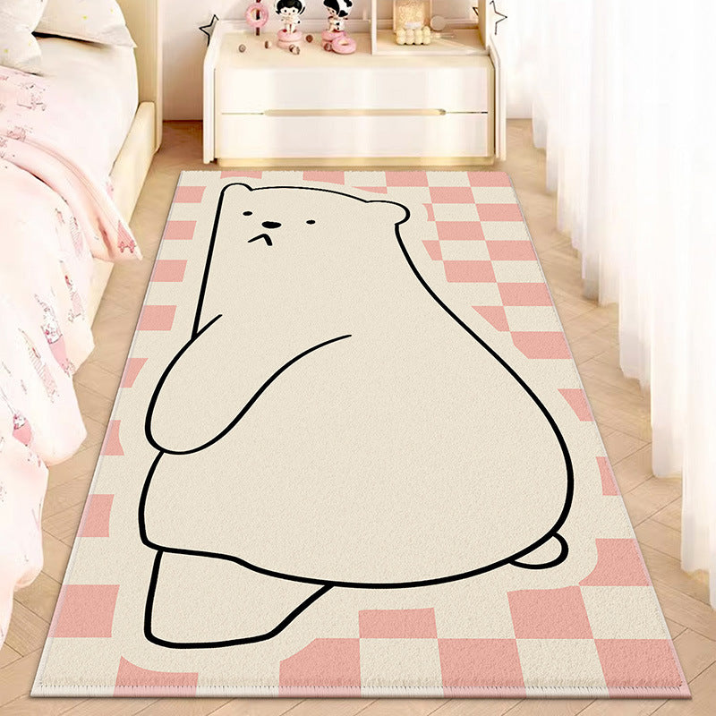 Cartoon Cute Animal Faux Cashmere Rug - product image 5