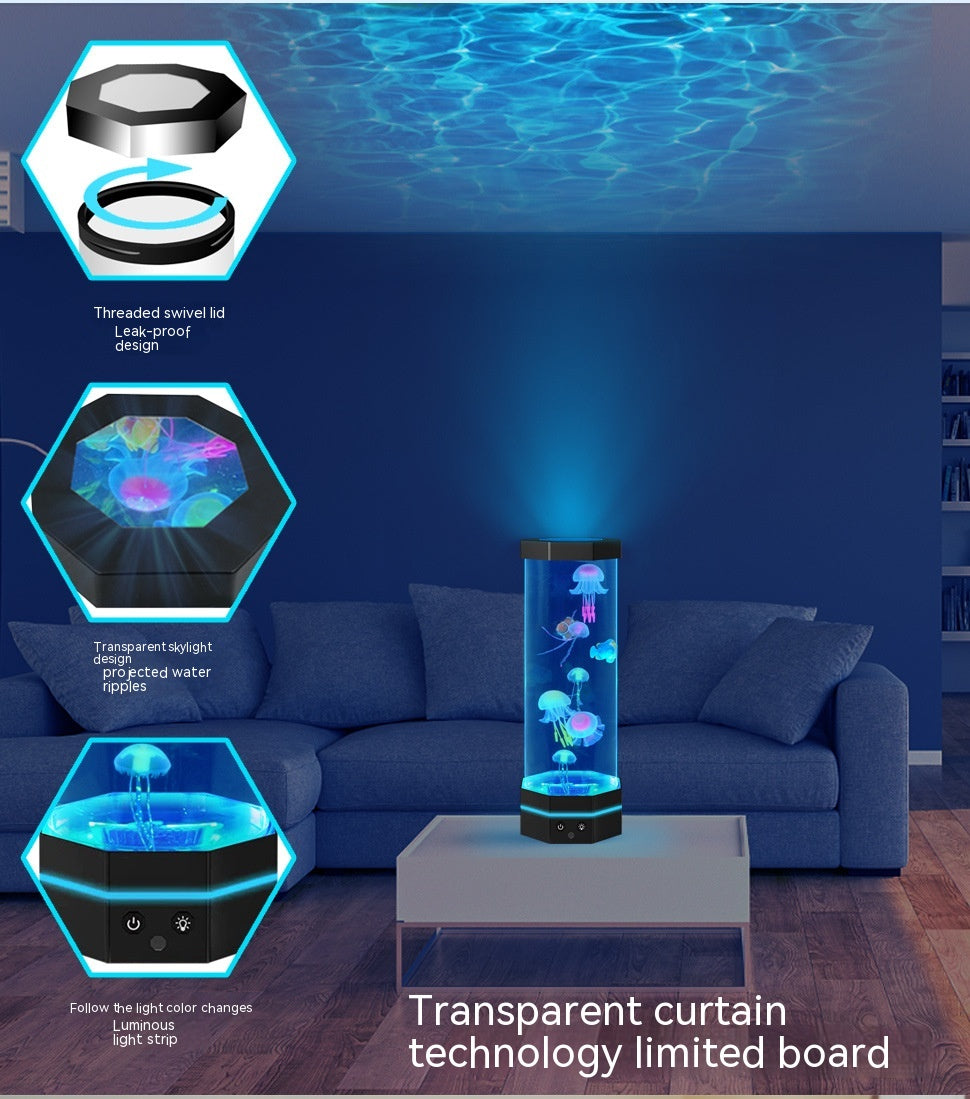 15-Inch RGB Jellyfish Lava Lamp