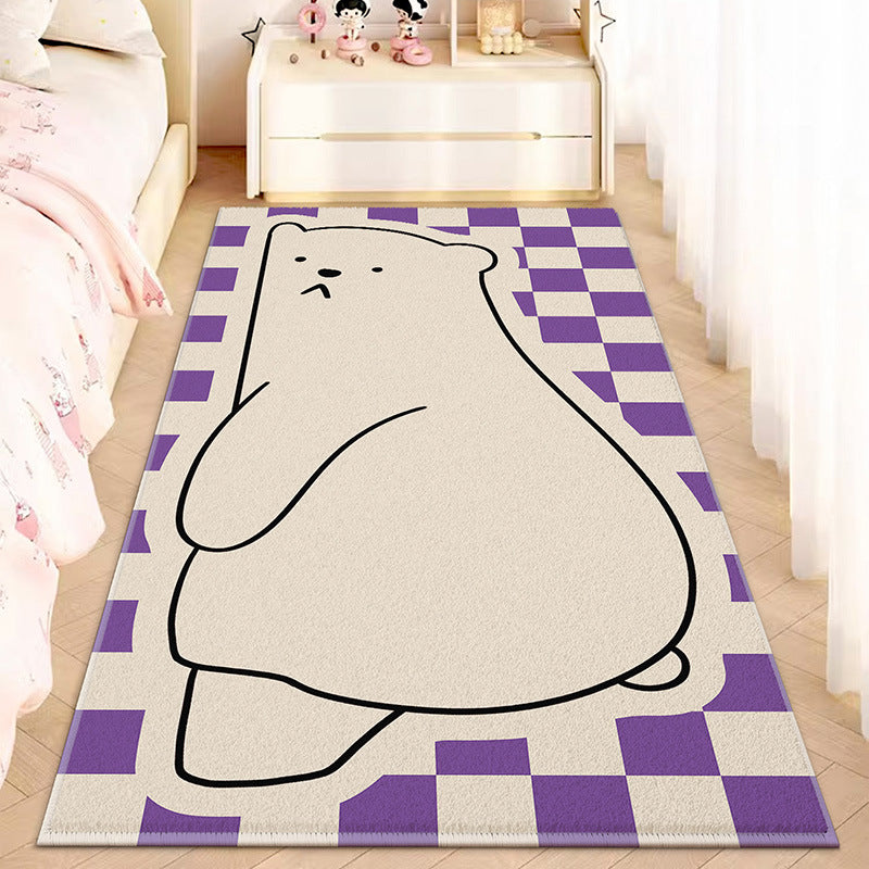 Cartoon Cute Animal Faux Cashmere Rug - product image 9