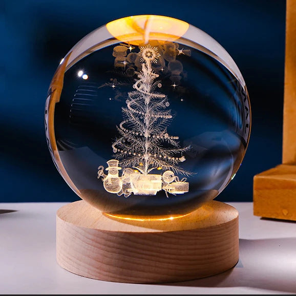 3D Planet Crystal Ball Night Light
