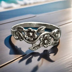 Vintage Flower Alloy Ring Women's - product image 4