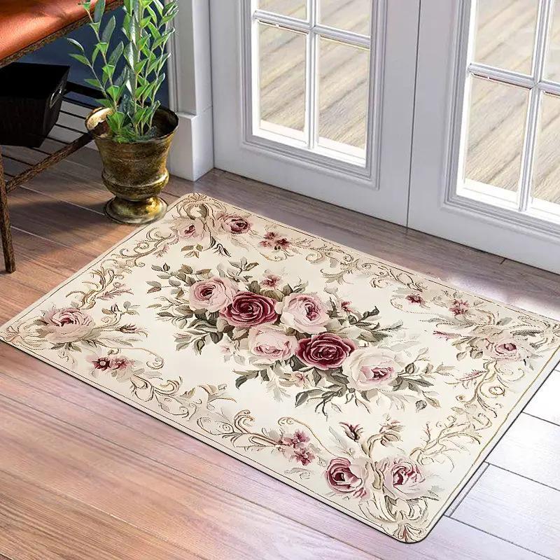 Caring Valentines Day Cashmere-Feel Bathroom Rug
