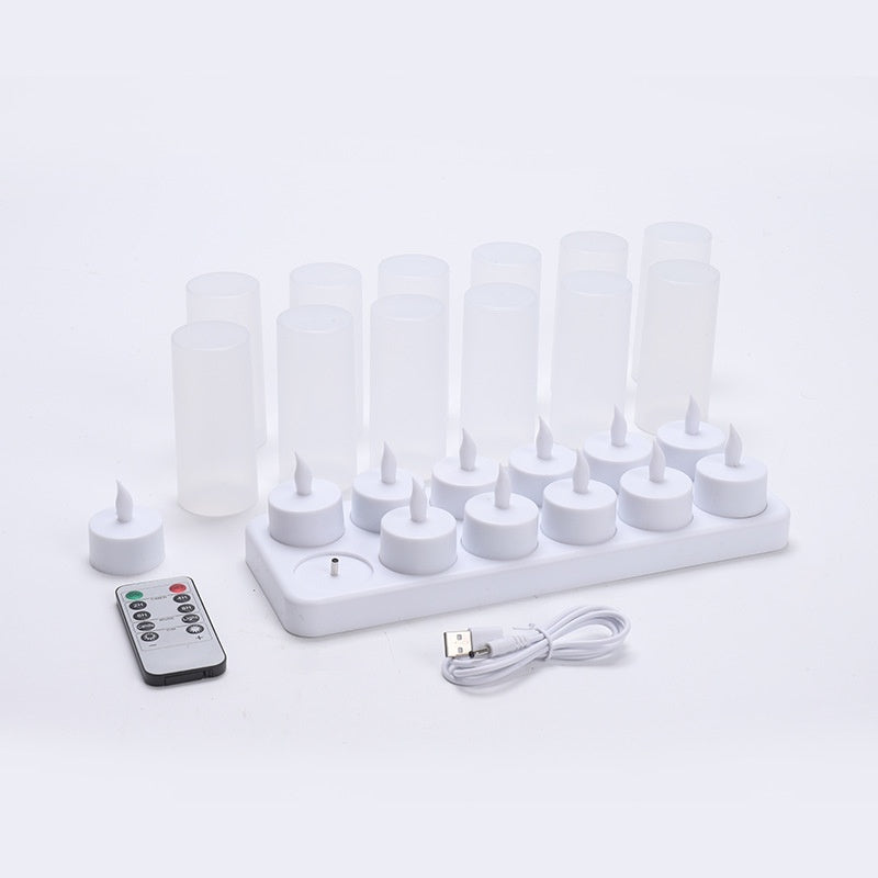 Long-Life Rechargeable LED Candle Set