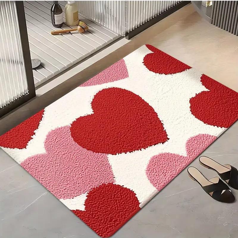 Caring Valentines Day Cashmere-Feel Bathroom Rug - product image 12