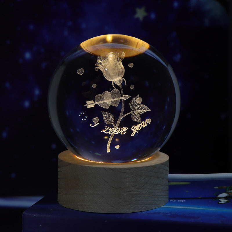3D Planet Crystal Ball Night Light - product image 26