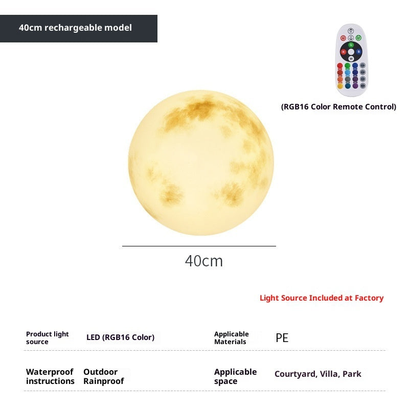 Waterproof Outdoor Moon Light