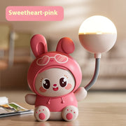 Adorable Rabbit Pink Two Gears