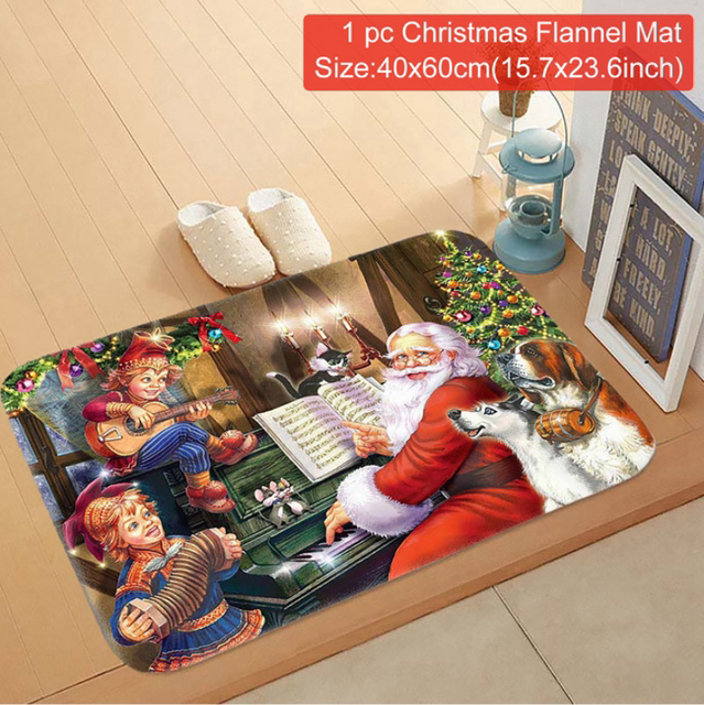 Outdoor Cotton Rug For Santa Claus Celebration - product image 9