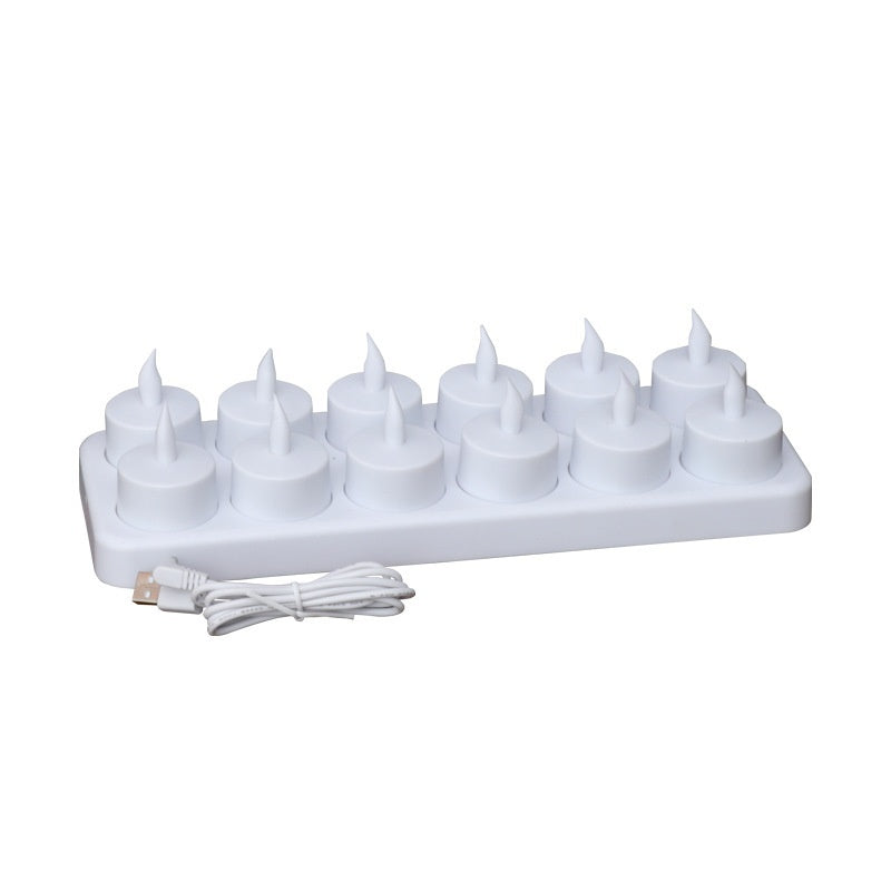 Long-Life Rechargeable LED Candle Set