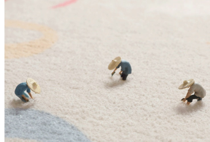 Cartoon Round Thickened Lovely Bedroom Rug