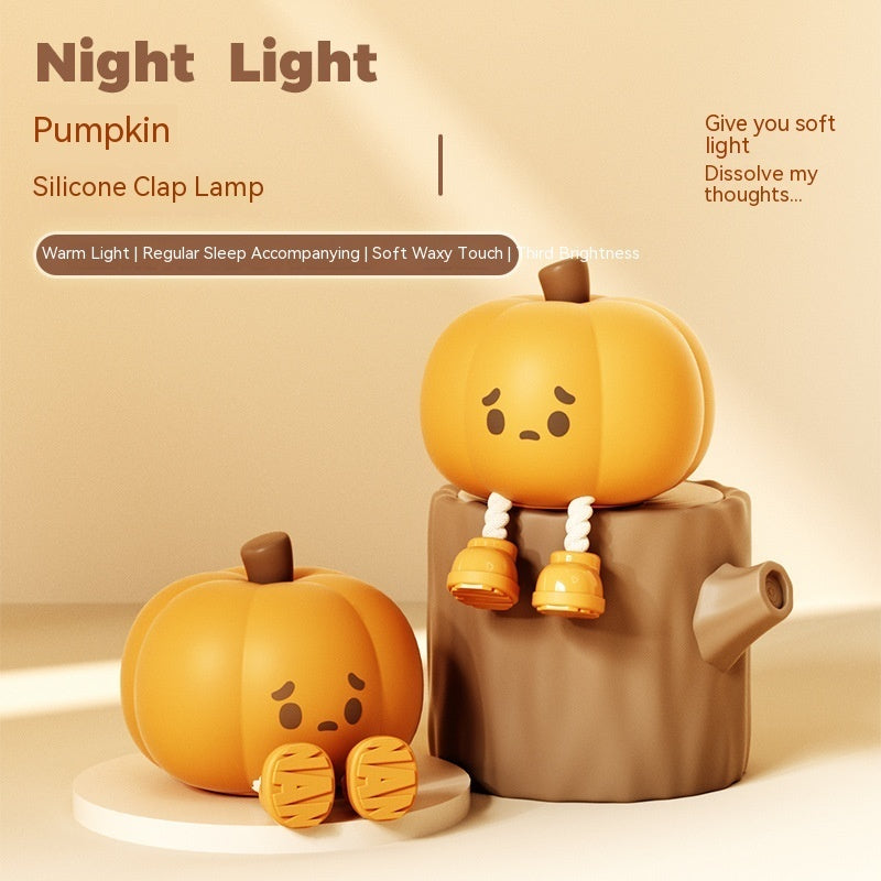 Rechargeable Silicone Pumpkin Night Light