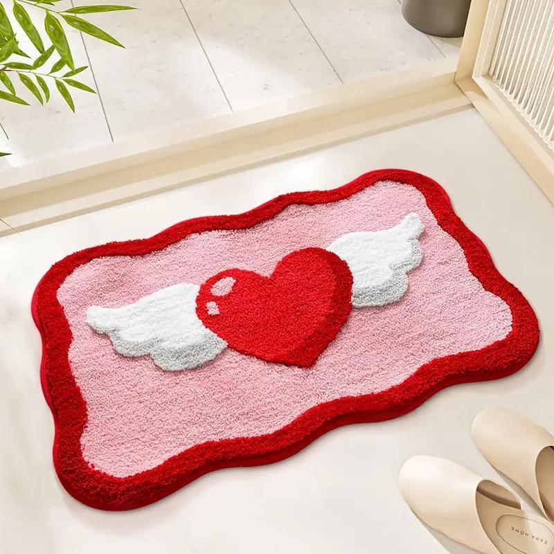 Caring Valentines Day Cashmere-Feel Bathroom Rug - product image 13