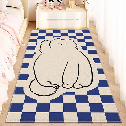 Cartoon Cute Animal Faux Cashmere Rug - product image 2