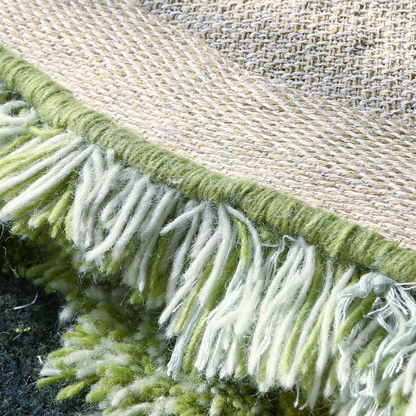 Irregular Rug Handmade Wool Living Room Bedroom Bedside - product image 7