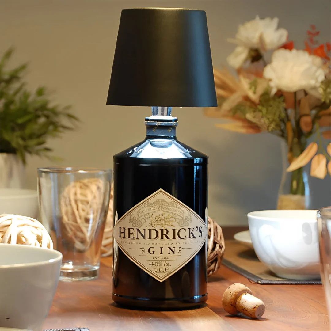 Rechargeable Three-Color Bottle Lamp
