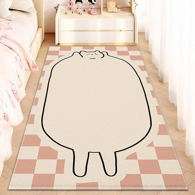 Cartoon Cute Animal Faux Cashmere Rug - product image 6