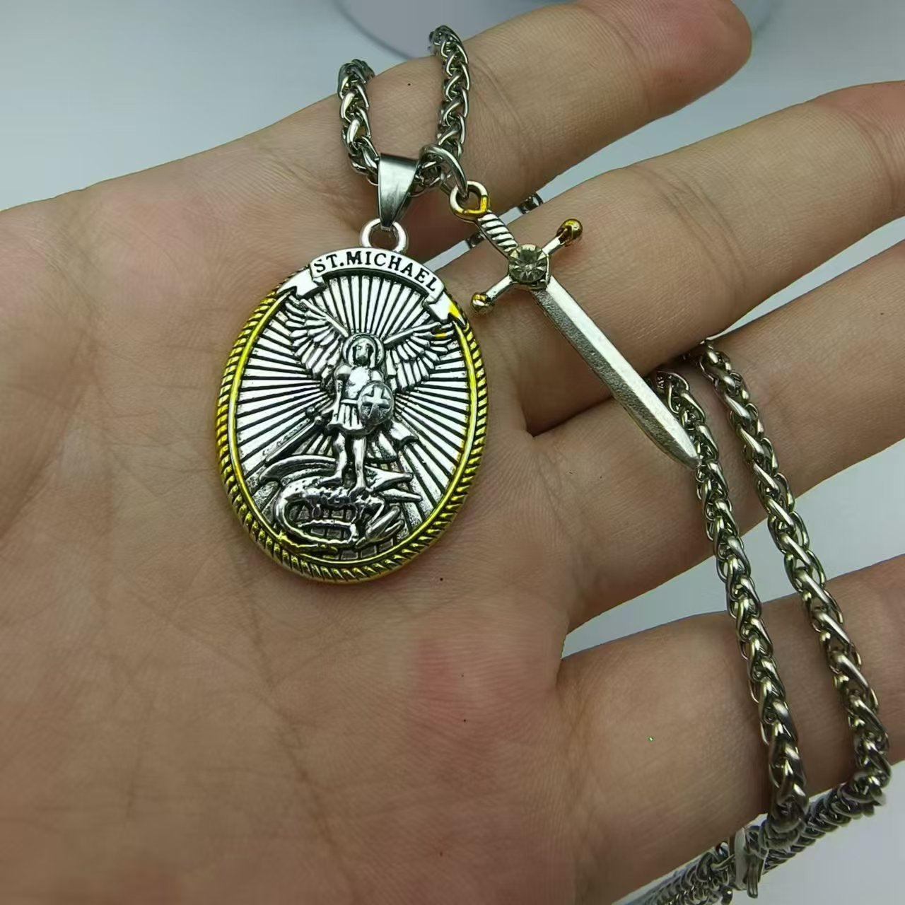 Men's Ornament Decorative Necklace Vintage - product image 3