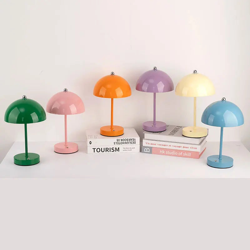 Mushroom Bud Nordic Ins Style Minimalist Bedside Bedroom Desk Wedding Decorative Ambient Night Small Table Lamp