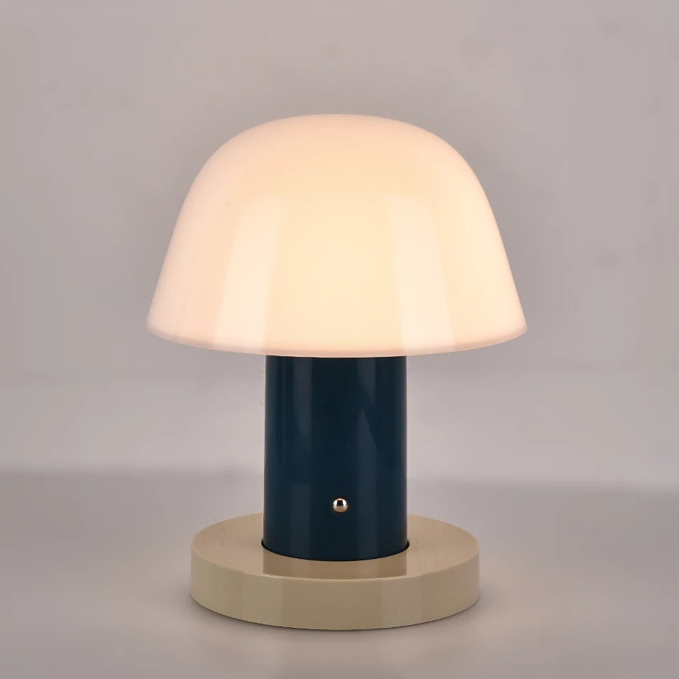 Bedroom Living Room Dining Room Outdoor Rechargeable Mushroom Table Lamp LED Touch Switch Small Mushroom Night Light