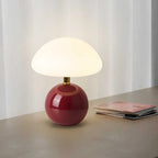 Ceramic Mushroom Table Lamp Nordic Cream Style Bedroom Bedside Living Room and Dining Room Table Lamp Atmosphere Table Lamp