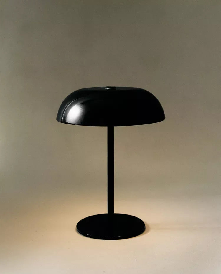 Cute Mushroom Table Lamp, Touch Control 3 Colors Dimmable, Cordless Rechargeable LED Bedside Lamp for Home Decor Gift
