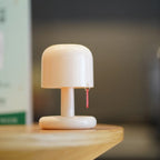 Sunset Night Lamp Mini Desktop Creative USB Rechargeable Mushroom Style Led Night Light for Coffee Bar Home Decor Bedroom