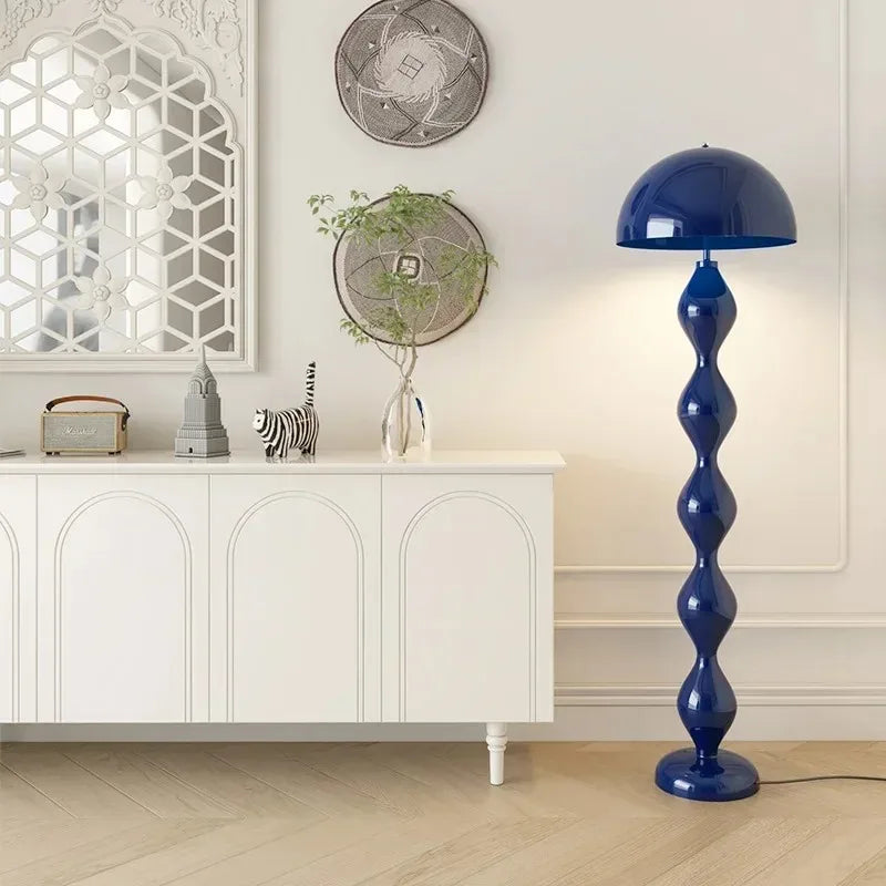 Scandi Macaron Floor Lamp Simple Dimmable Mushroom Lamp Living Room Exhibition Hall Designer Sofa Side Premium Floor Lamp