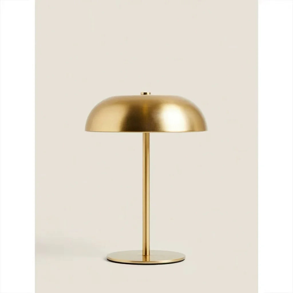 Cute Mushroom Table Lamp, Touch Control 3 Colors Dimmable, Cordless Rechargeable LED Bedside Lamp for Home Decor Gift