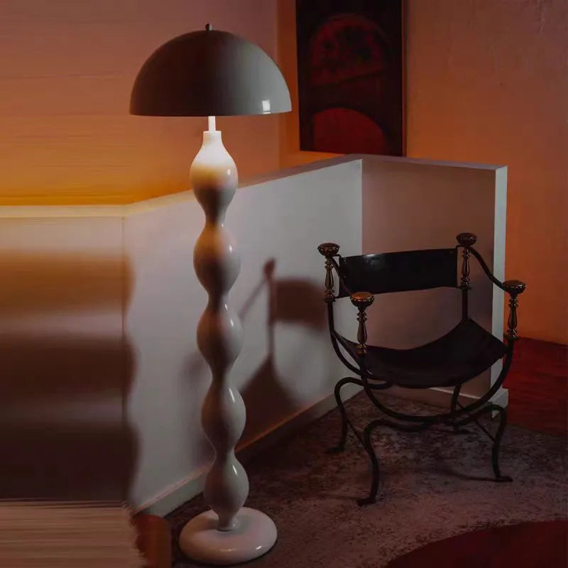 Scandi Macaron Floor Lamp Simple Dimmable Mushroom Lamp Living Room Exhibition Hall Designer Sofa Side Premium Floor Lamp