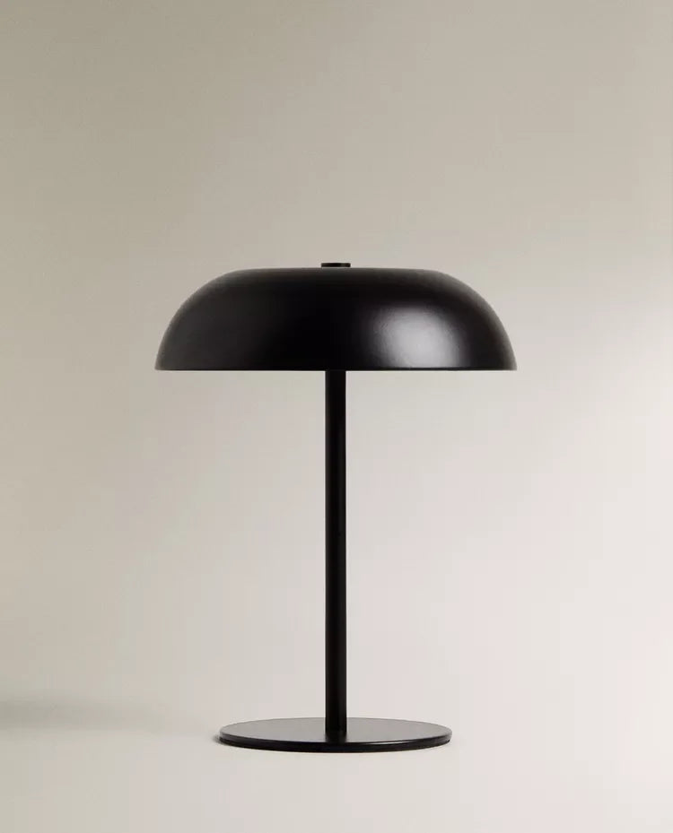 Cute Mushroom Table Lamp, Touch Control 3 Colors Dimmable, Cordless Rechargeable LED Bedside Lamp for Home Decor Gift