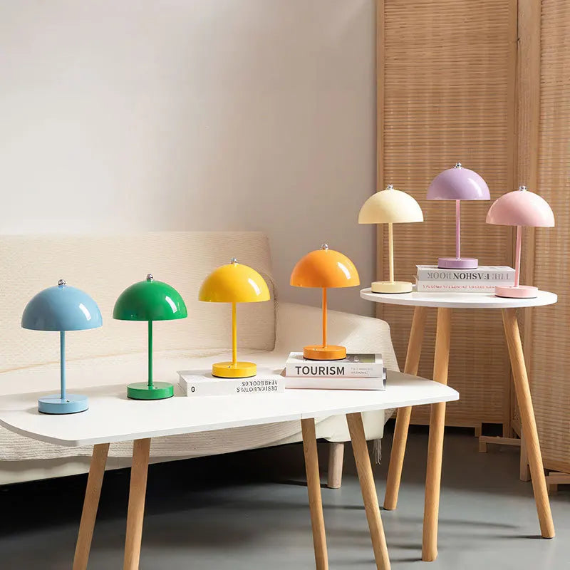 Mushroom Bud Nordic Ins Style Minimalist Bedside Bedroom Desk Wedding Decorative Ambient Night Small Table Lamp
