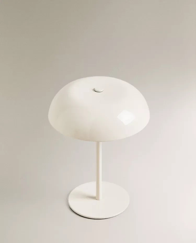 Cute Mushroom Table Lamp, Touch Control 3 Colors Dimmable, Cordless Rechargeable LED Bedside Lamp for Home Decor Gift
