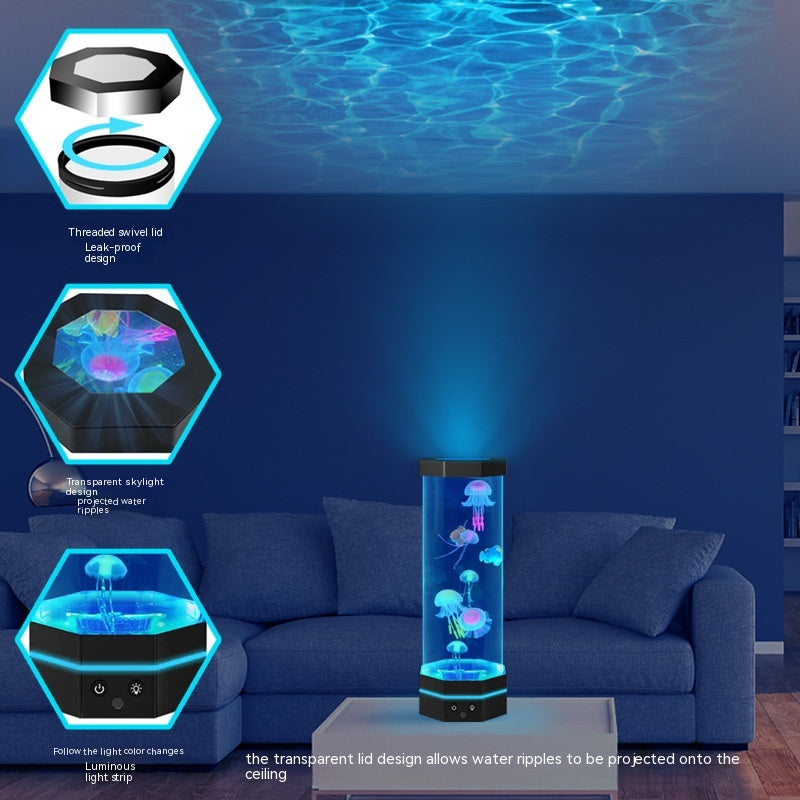 15-Inch RGB Jellyfish Lava Lamp