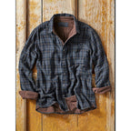 Woven Vintage Men's Plaid Shirt - product image 3