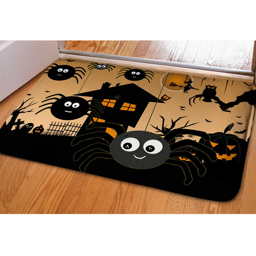 Halloween Ghost Bat Print Toilet Rug - product image 2