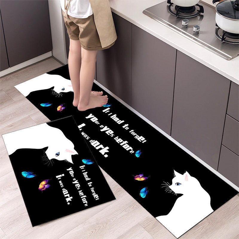 Cartoon Floor Mat Kitchen Strip Rug Simple - product image 22