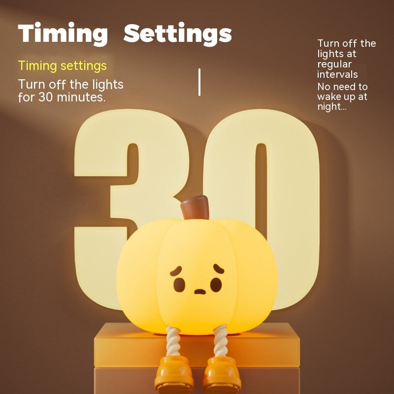 Rechargeable Silicone Pumpkin Night Light