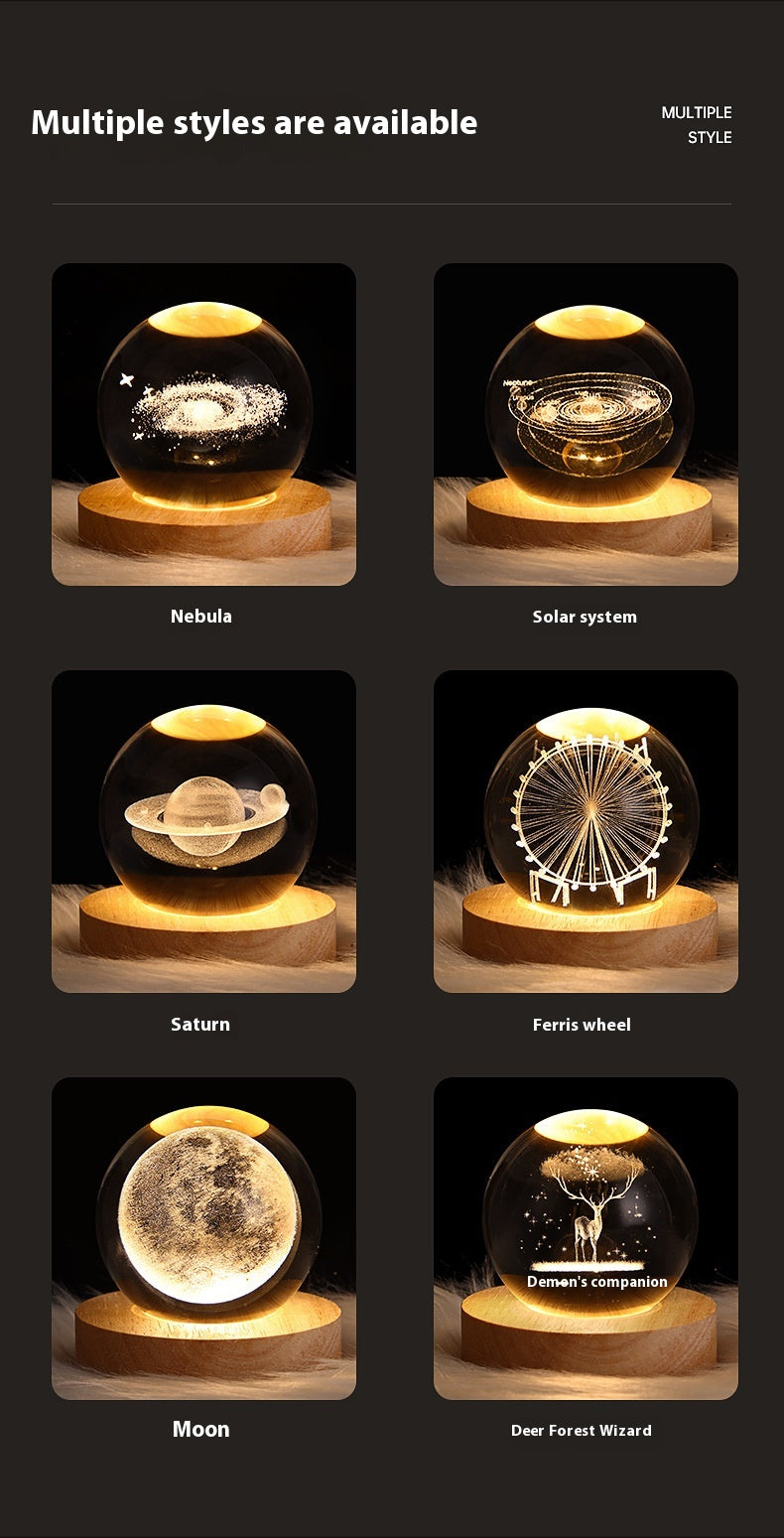 Crystal Ball Projection Night Light - product image 10