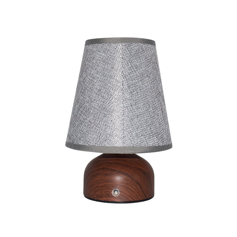 Rechargeable Fabric Bedside Table Lamp