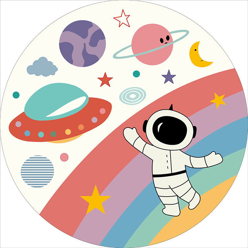 Cartoon Round Thickened Lovely Bedroom Rug - product image 2