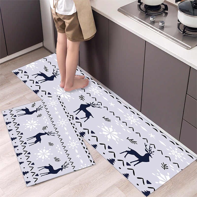 Cartoon Floor Mat Kitchen Strip Rug Simple - product image 33